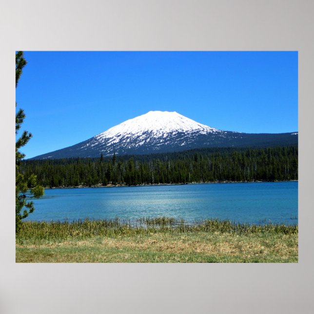 Mount Bachelor, Oregon Poster (Front)