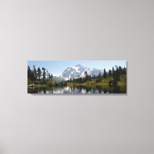 Mount Baker Bellingham WA 36" x 12", 1.5" Canvas Print (Front)
