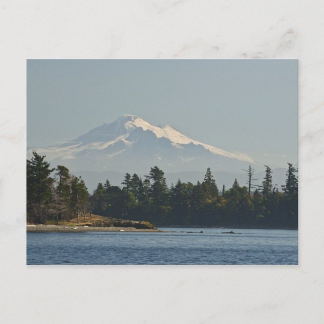 Mount Baker dominates landscape Postcard (Front)