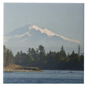 Mount Baker dominates landscape Tile