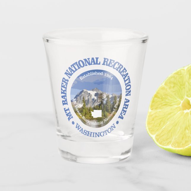 Mount Baker NRA Shot Glass (Front)