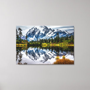 Mount Baker Reflected Canvas Print