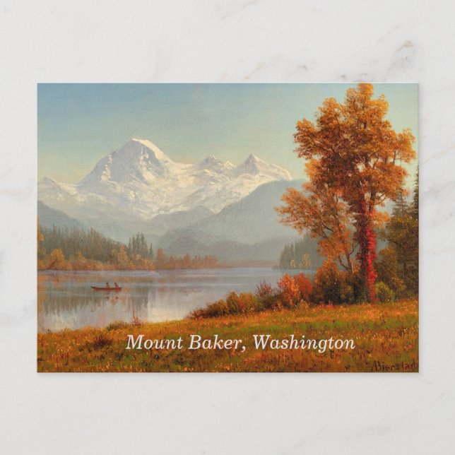 Mount Baker, Washington, fine art, Postcard (Front)