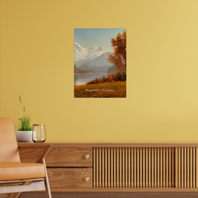Mount Baker, Washington, fine art, Poster (Living Room 2)