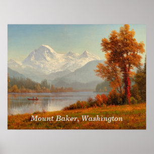Mount Baker, Washington, fine art, Poster