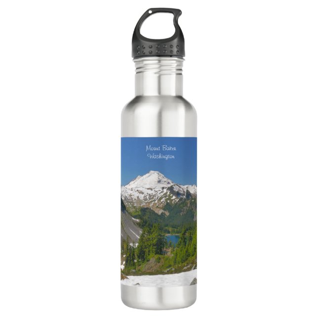 Mount Baker Washington Landscape Photo 710 Ml Water Bottle (Front)