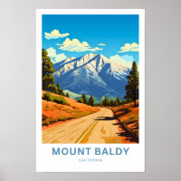 Mount Baldy California Travel Print