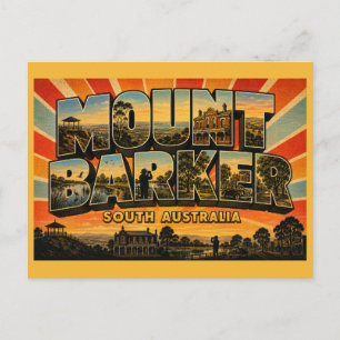 Mount Barker SA Adelaide Hills Vintage Postcard