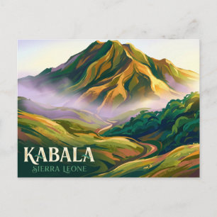Mount Bintumani Sierra Leone Postcard