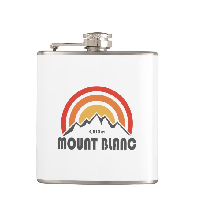 Mount Blanc Hip Flask (Front)