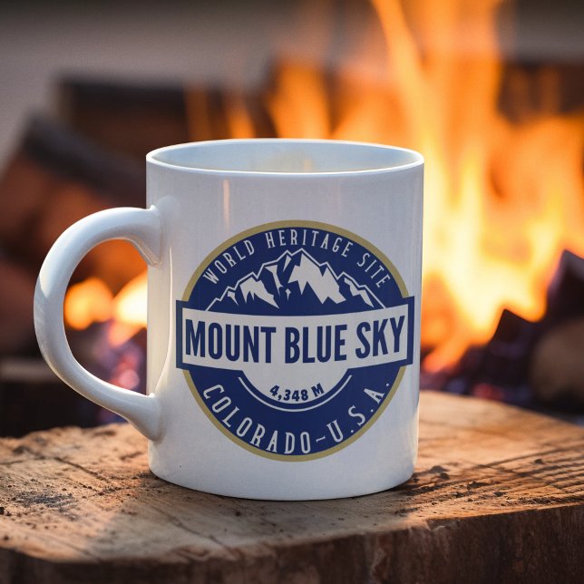 Mount Blue Sky Colorado Elev 4348 m Coffee Mug (Creator Uploaded)
