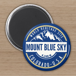 Mount Blue Sky Colorado Elev 4348 m Magnet