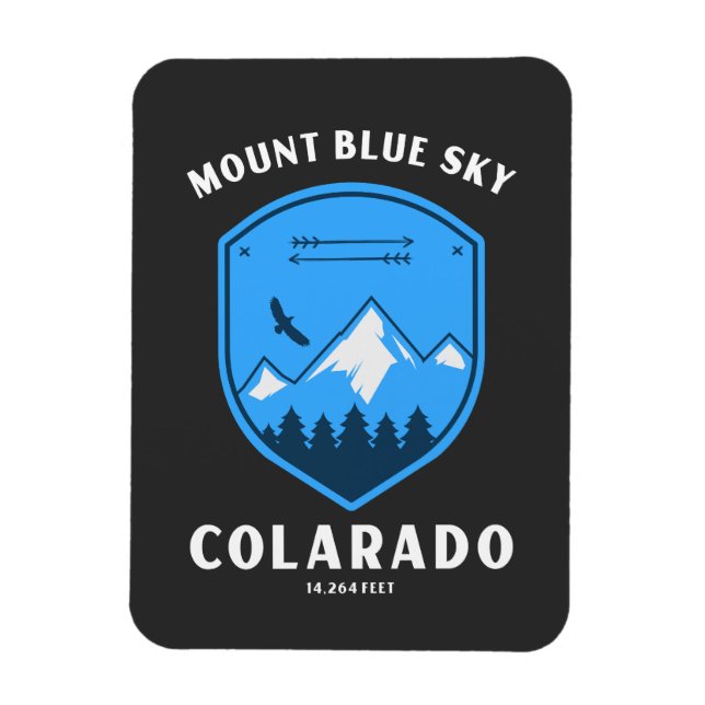 Mount blue sky formally mount evans magnet (Vertical)