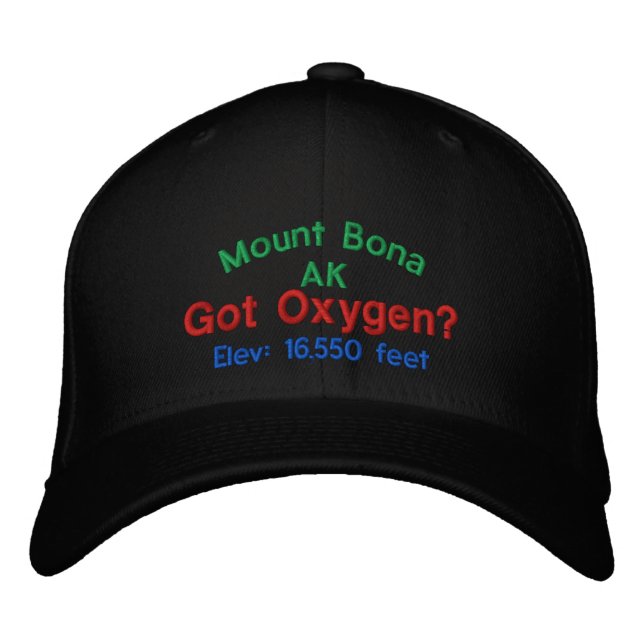 Mount Bona Alaska Elevation Cap (Front)