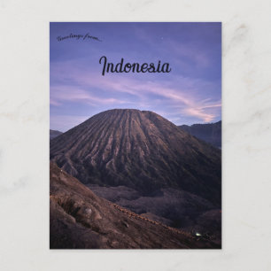 Mount Bromo East Java Indonesia Postcard