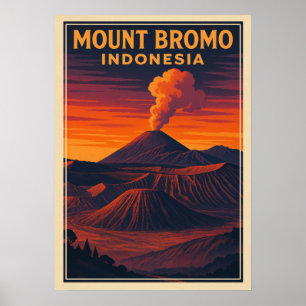 Mount Bromo Indonesia V06 Poster