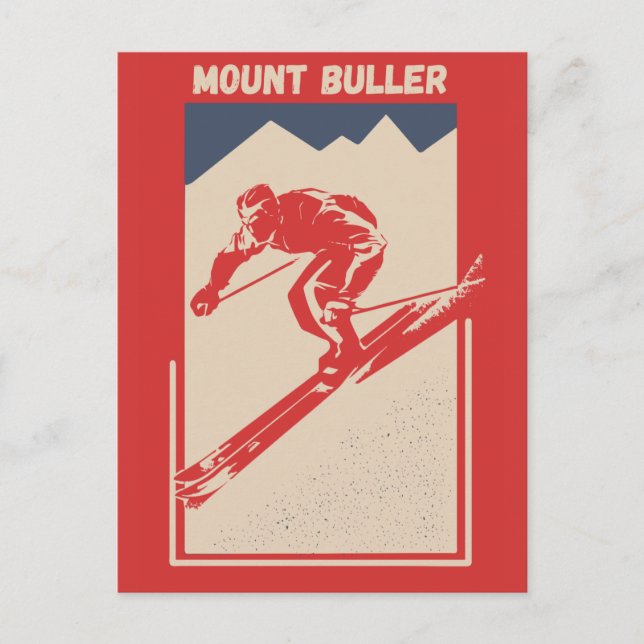 Mount Buller Victorian Alps Australia Ski Resort Postcard (Front)