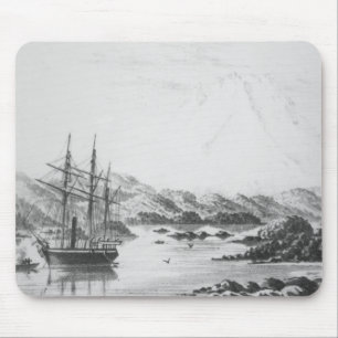 Mount Burney from the Otter Islands Mouse Mat