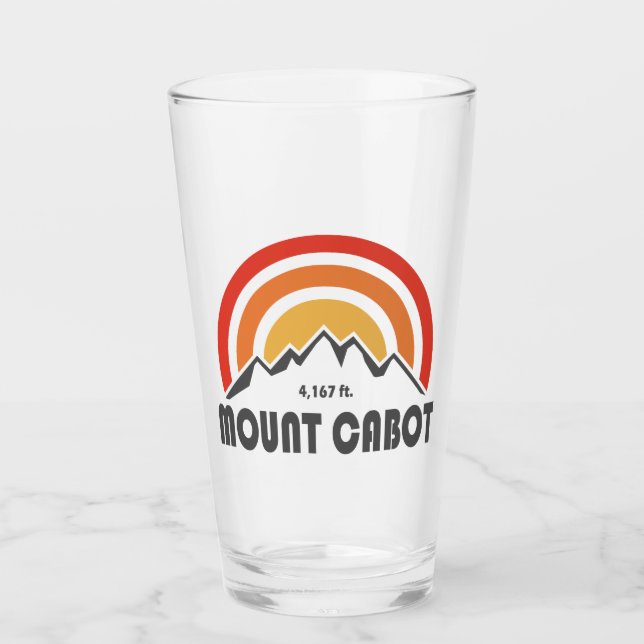 Mount Cabot New Hampshire Glass (Front)