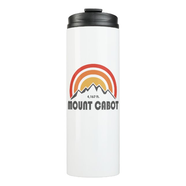 Mount Cabot New Hampshire Thermal Tumbler (Front)