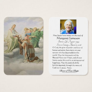 Mount Carmel  Funeral Memorial Holy Card