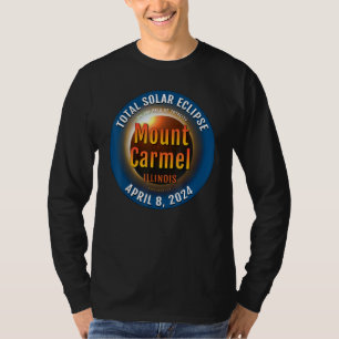 Mount Carmel Illinois IL Total Solar Eclipse 2024  T-Shirt