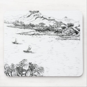 Mount Chang and Lake Chou, from 'Jardins Anglo-Chi Mouse Mat