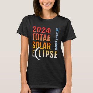 Mount Chase Maine ME Total Solar Eclipse 2024 5 T-Shirt