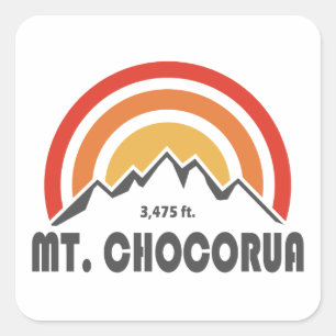 Mount Chocorua New Hampshire Square Sticker