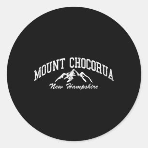 Mount Chocorua New Hampshire Vintage Mountain Classic Round Sticker