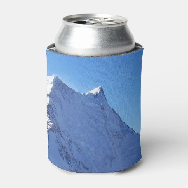 Mount Cook (Aoraki) Peak, New Zealand Can Cooler (Can Front)