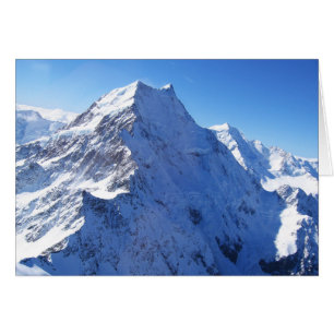 Mount Cook (Aoraki) Peak, New Zealand Card