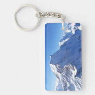 Mount Cook (Aoraki) Peak, New Zealand Key Ring