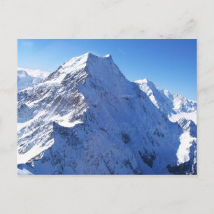 Mount Cook (Aoraki) Peak, New Zealand Postcard