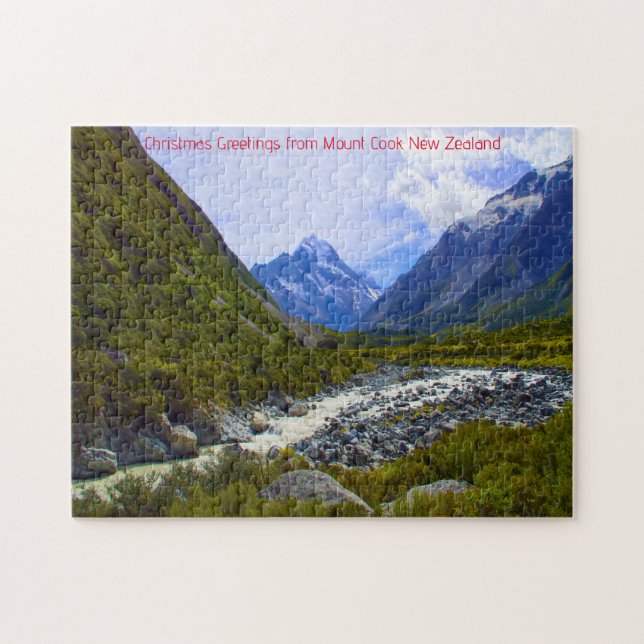 Mount Cook New Zealand. Jigsaw Puzzle (Horizontal)