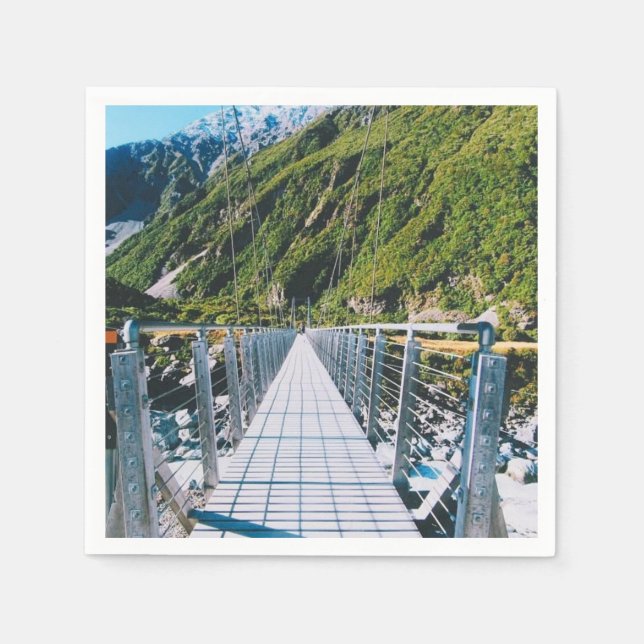 Mount Cook - New Zealand Napkin (Front)