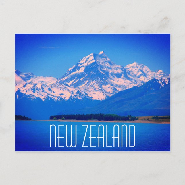 mount cook new zealand postcard (Front)