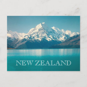 mount cook new zealand postcard