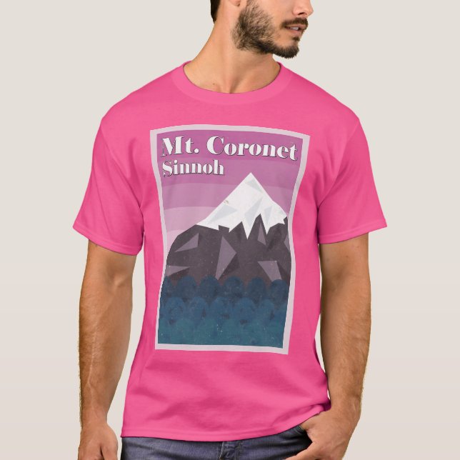 Mount Coronet (Grunge Texture) T-Shirt (Front)