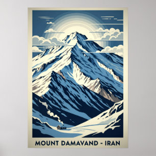 Mount Damavand Iran V02 Poster
