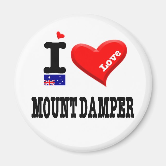 MOUNT DAMPER - I Love Magnet (Front)