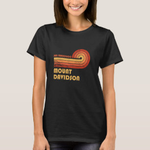 Mount Davidson San Francisco California Retro Vint T-Shirt