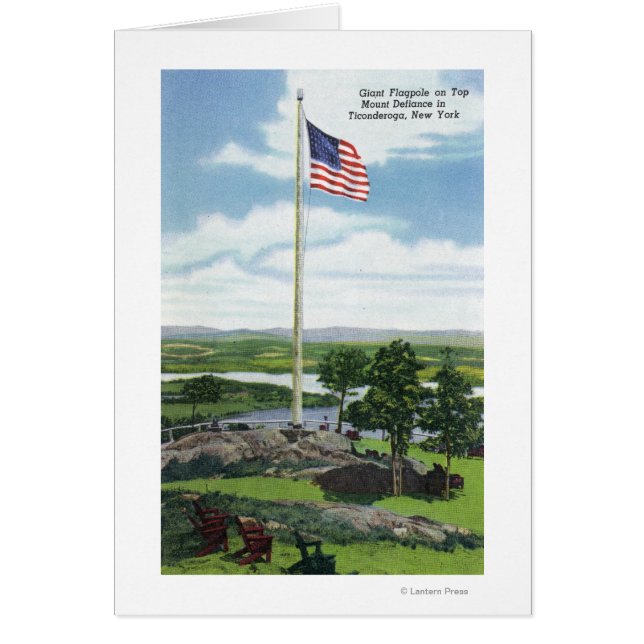 Mount Defiance Giant Flagpole Scene (Front)