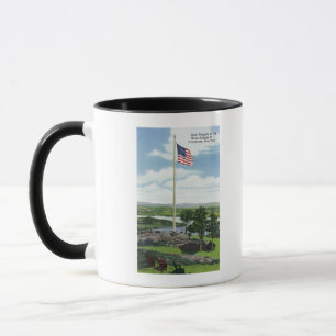 Mount Defiance Giant Flagpole Scene Mug