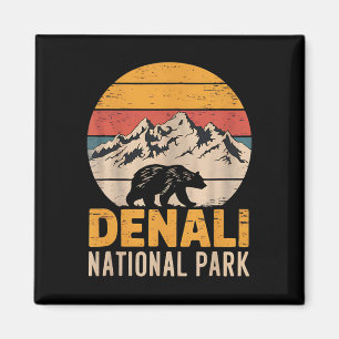 Mount Denali Alaska Mountaineer Climbing National Magnet