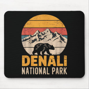 Mount Denali Alaska Mountaineer Climbing National  Mouse Mat