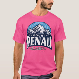 Mount Denali Alaska Retro Vintage T-Shirt