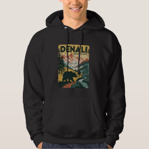 Mount Denali Forever National Park Alaska For Men Hoodie