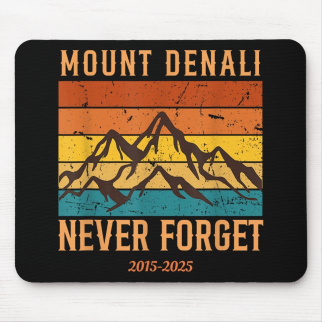 Mount Denali National Park Mount Mckinley Us Mouse Mat (Front)