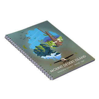 Mount Desert Island ,Hancock County, Maine ,USA, Notebook